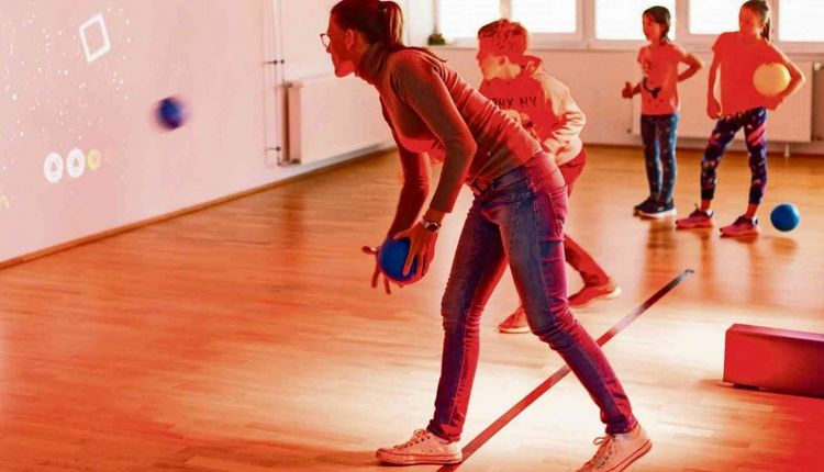 Lü: Die Sporthalle der Zukunft ist interaktiv