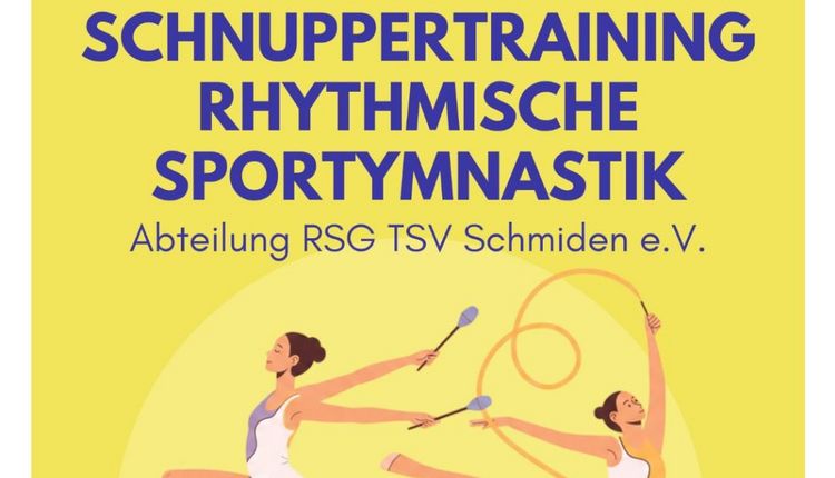 Schnuppertraining Rhythmische Sportgymnastik – Jetzt anmelden!