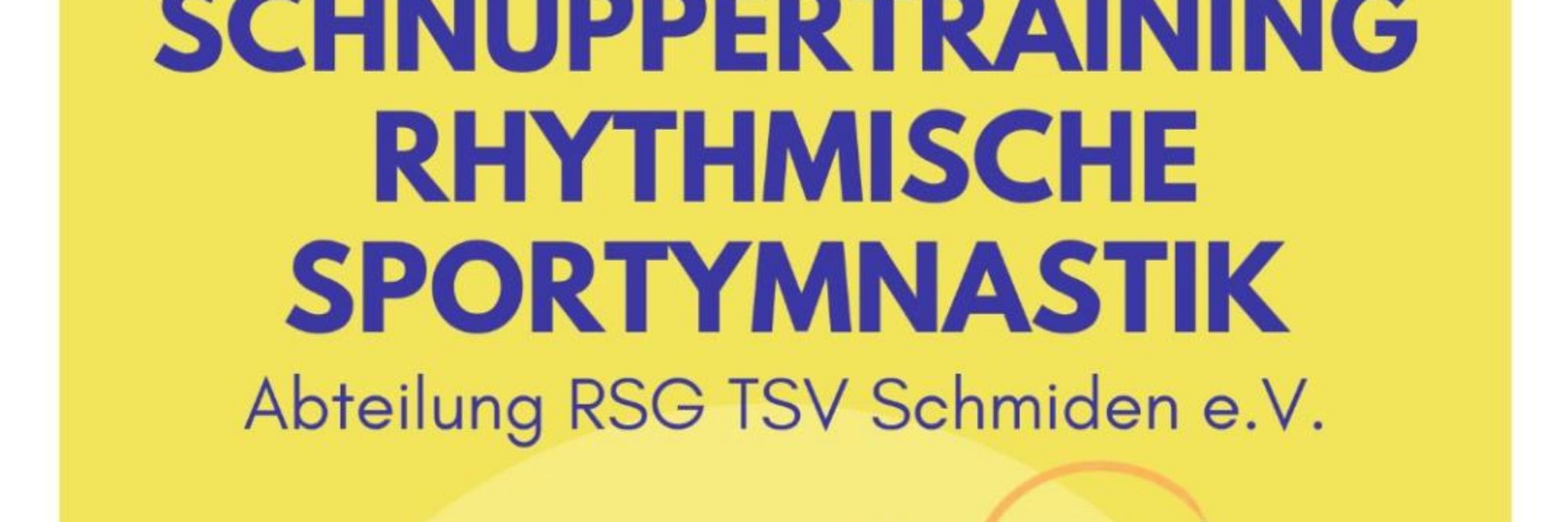Schnuppertraining Rhythmische Sportgymnastik – Jetzt anmelden!