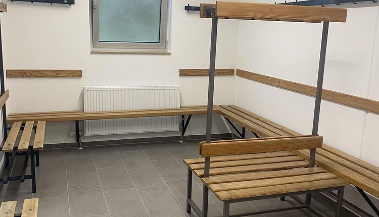 Umkleidekabinen: Sanierungsarbeiten abgeschlossen