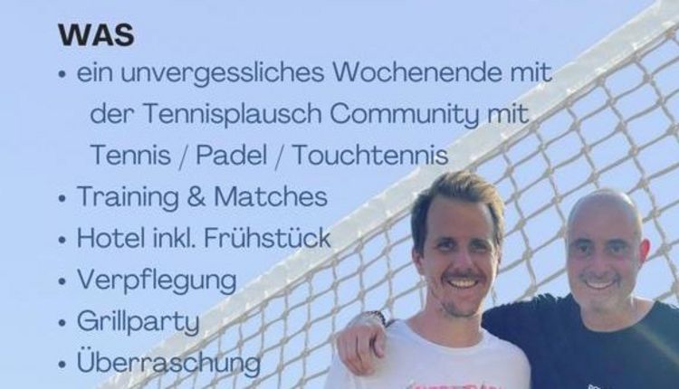 Tennisplausch Tenniscamp 25. - 27.08. 