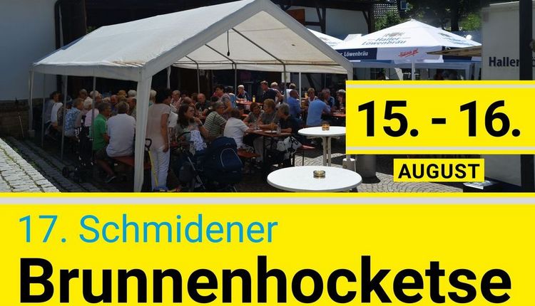 Brunnenhocketse am Großen Haus in Schmiden