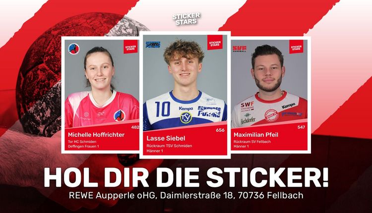 Stickerstars-Album der 3 Fellbacher Handball-Vereine