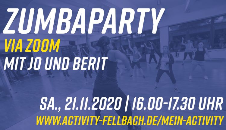 Lets Dance: ZUMBA Party via Zoom
