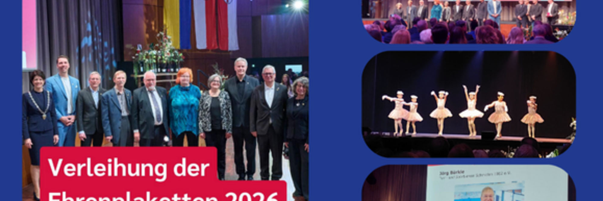 Neujahrsempfang der Stadt Fellbach 2026 / Verleihung der Ehrenplaketten 