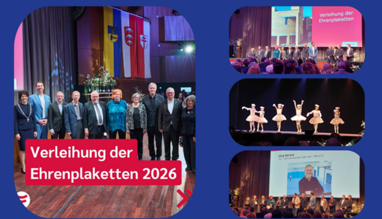 Neujahrsempfang der Stadt Fellbach 2026 / Verleihung der Ehrenplaketten 