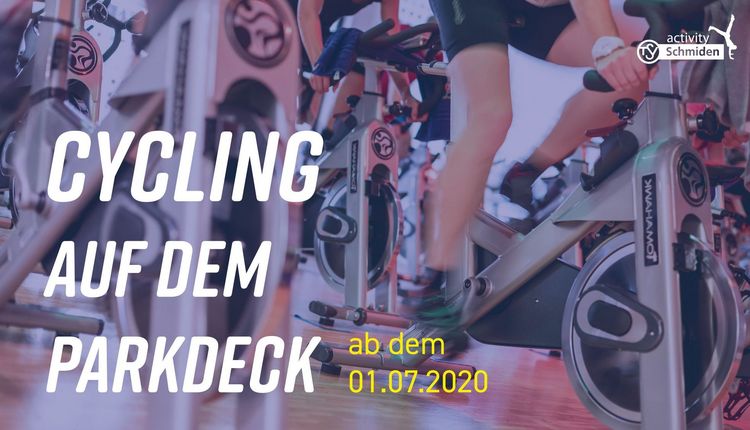 Cycling auf dem Parkdeck