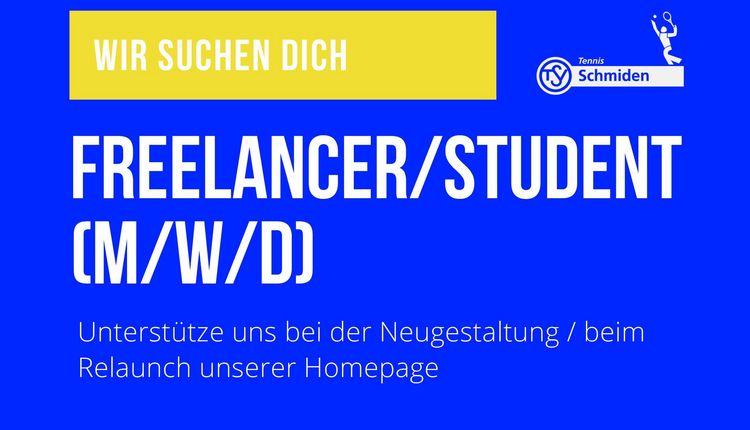 Wir suchen dich: Freelancer / Student (m/w/d)