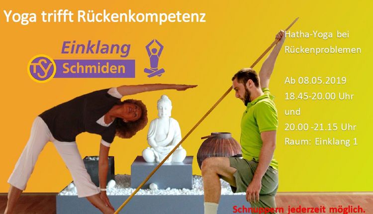 Yoga bei Rückenproblemen - ab 08. Mai im Einklang