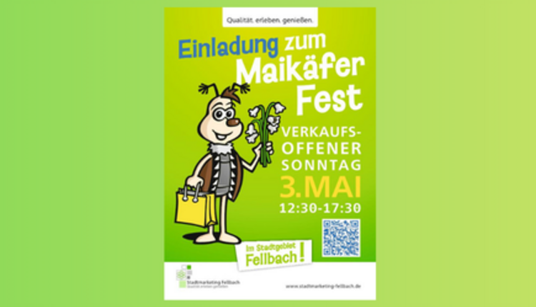 Fellbacher Maikäferfest 2026 – wir sind dabei!