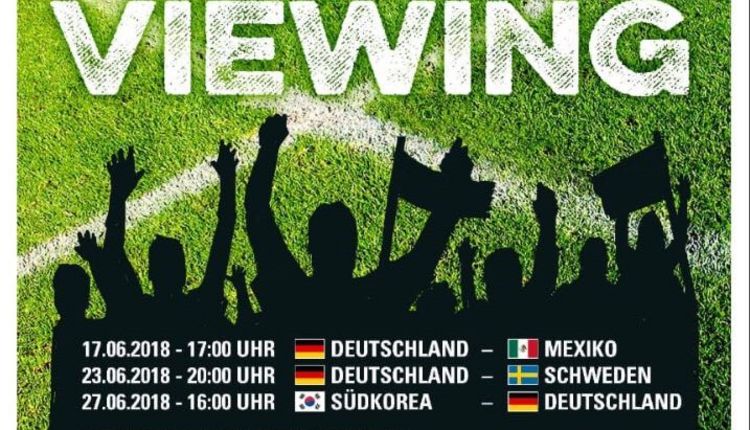 Weitere Infos zum Public Viewing in den News 