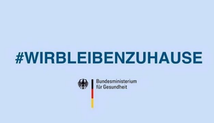 WIR BLEIBEN ZUHAUSE