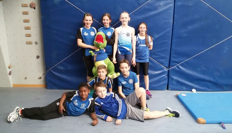 Hallenwettkampf der U8, U10 und U12 in Rommelshausen am 16.3.2019