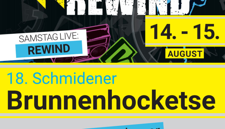 Brunnenhocketse am Großen Haus in Schmiden mit Live-Musik