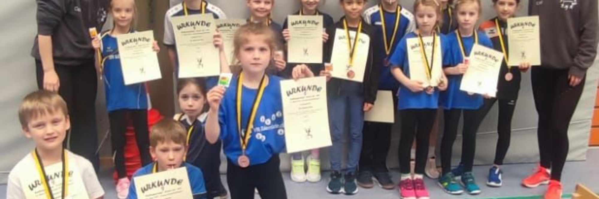 Unsere Jüngsten bei ihren ersten Wettkämpfen