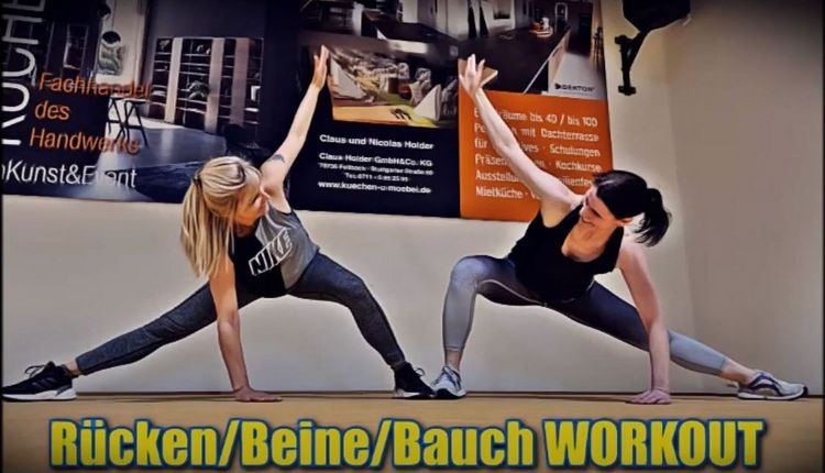 Online Kurs #20: Rücken/Beine/Bauch Workout