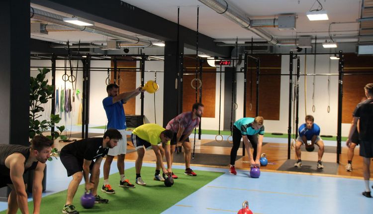 Trainingseinheit im Sportforum