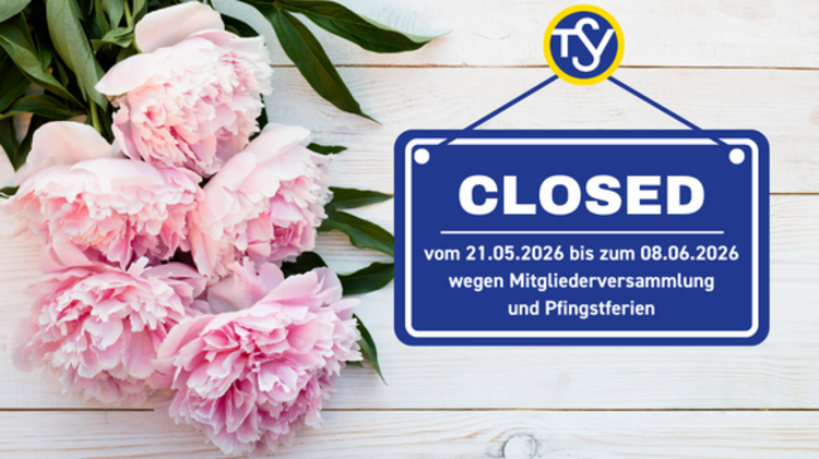 Geschäftsstelle geschlossen (21.5. + Pfingstferien)