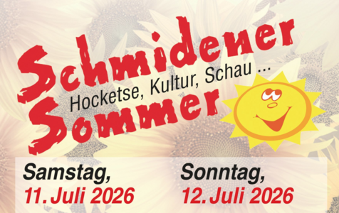 Schmidener Sommer am 11. + 12. Juli 2026