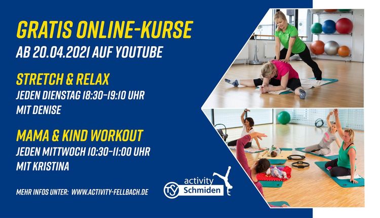 NEUE Kurse im Programm (Mama & Kind und Stretch & Relax)