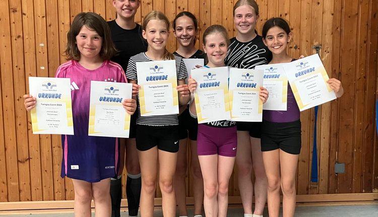 Schmidens Turnerinnen beim Turngau Event in Weissach im Tal erfolgreich