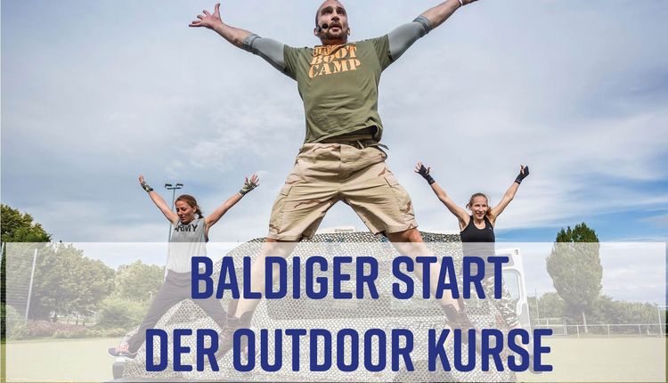 Am 31.05. starten wir mit unseren ersten Outdoor-Kurs um 17.30 Uhr!